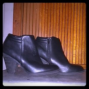 Black ankle boots